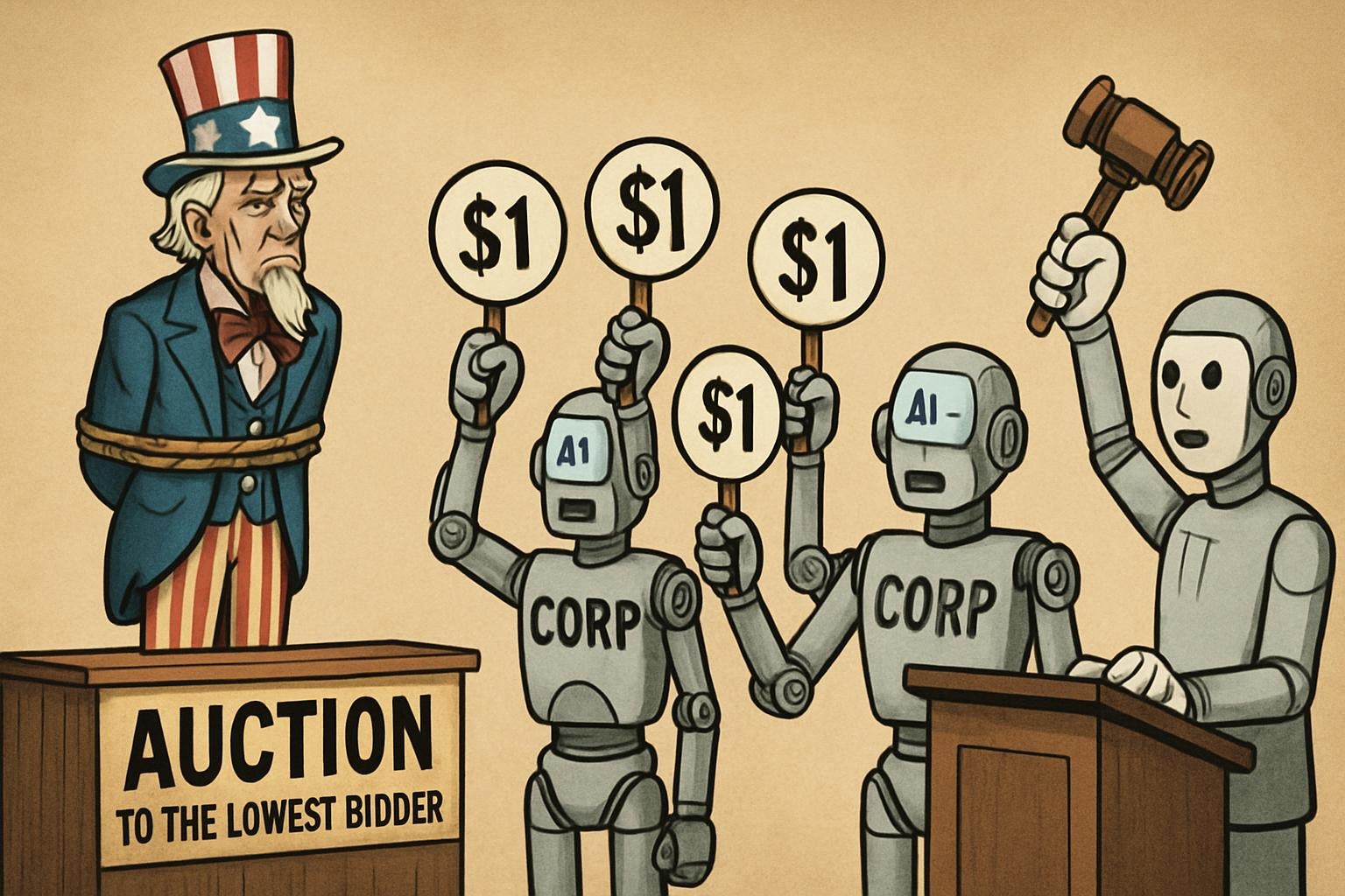 The $1 Coup: How AI Giants Are Courting Government to Cement Technocratic Control
