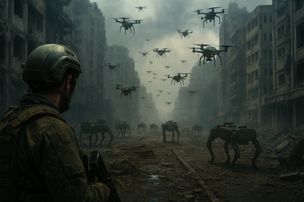 Drone Swarms, AI, and the March Toward Automated Control: A Warning for Humanity